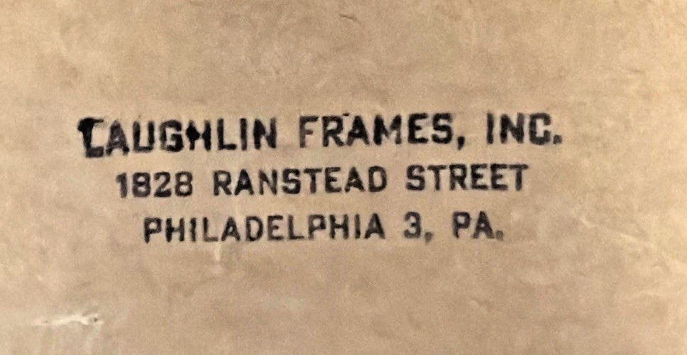 Signed A P Hankins Abraham P. Hankins Modernist Oil/Crayon Painting “Black Eyes”