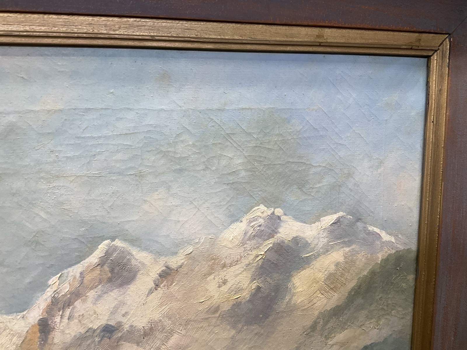 Original Signed Hans Edelmann ~ Berchtesgaden, Germany Landscape Oil ~ Framed