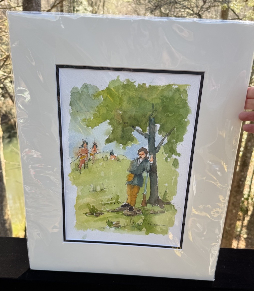 Virginia Pendergrass North Carolina Artist MASTERCOLOR “CAUTIOUS Approach NC 14”