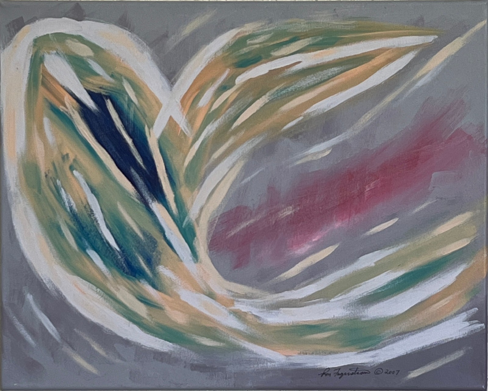 Original Abstract Acrylic Art Painting – Fearless Folly 2