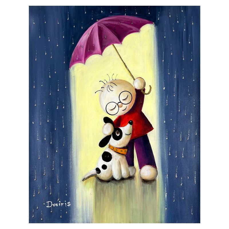 Yulia Dvoiris, Hand Signed Original Painting on Canvas with LOA