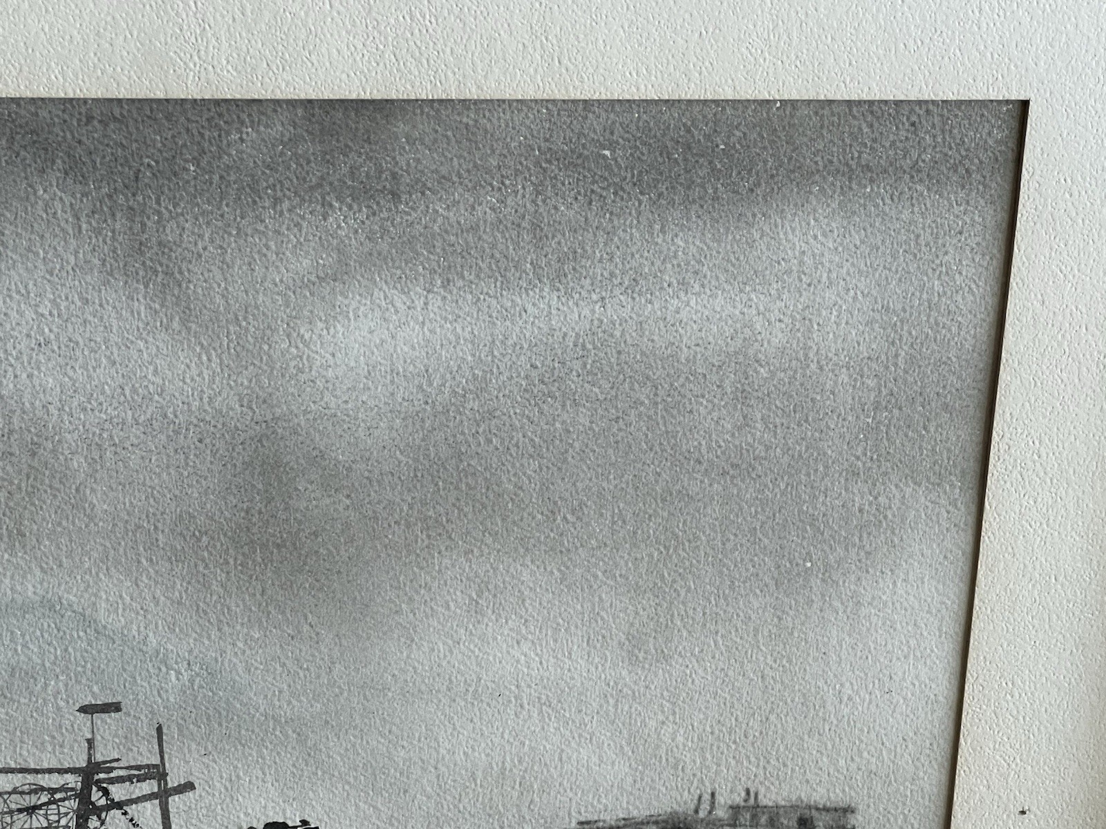 Karsten Topelmann Original Watercolor Painting “Fog Near Baileys Harbor” WI