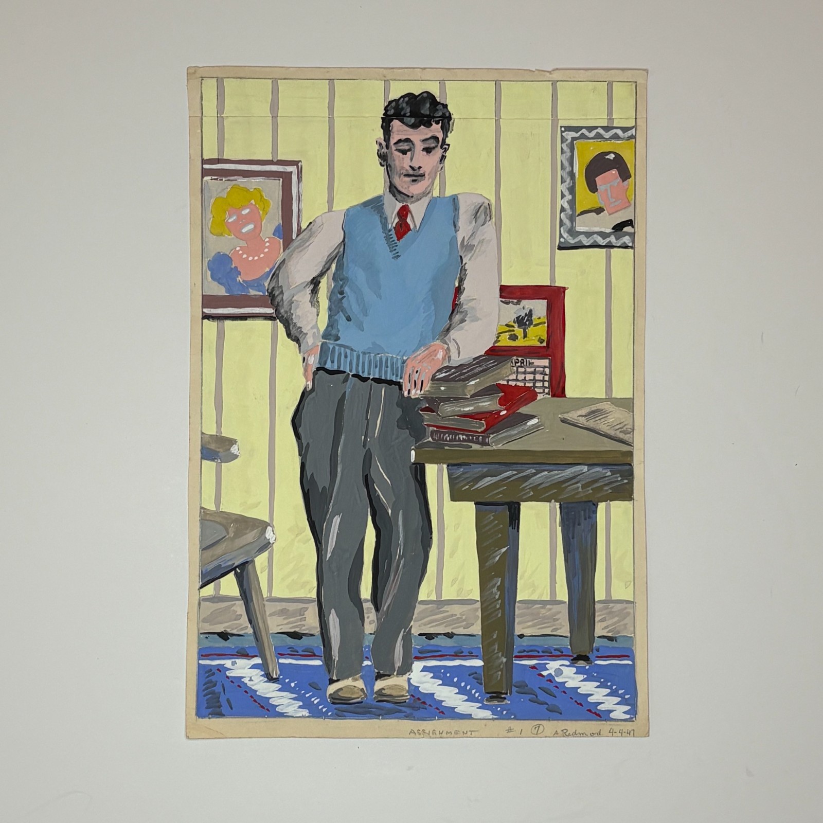 Original painting by A. Redmond