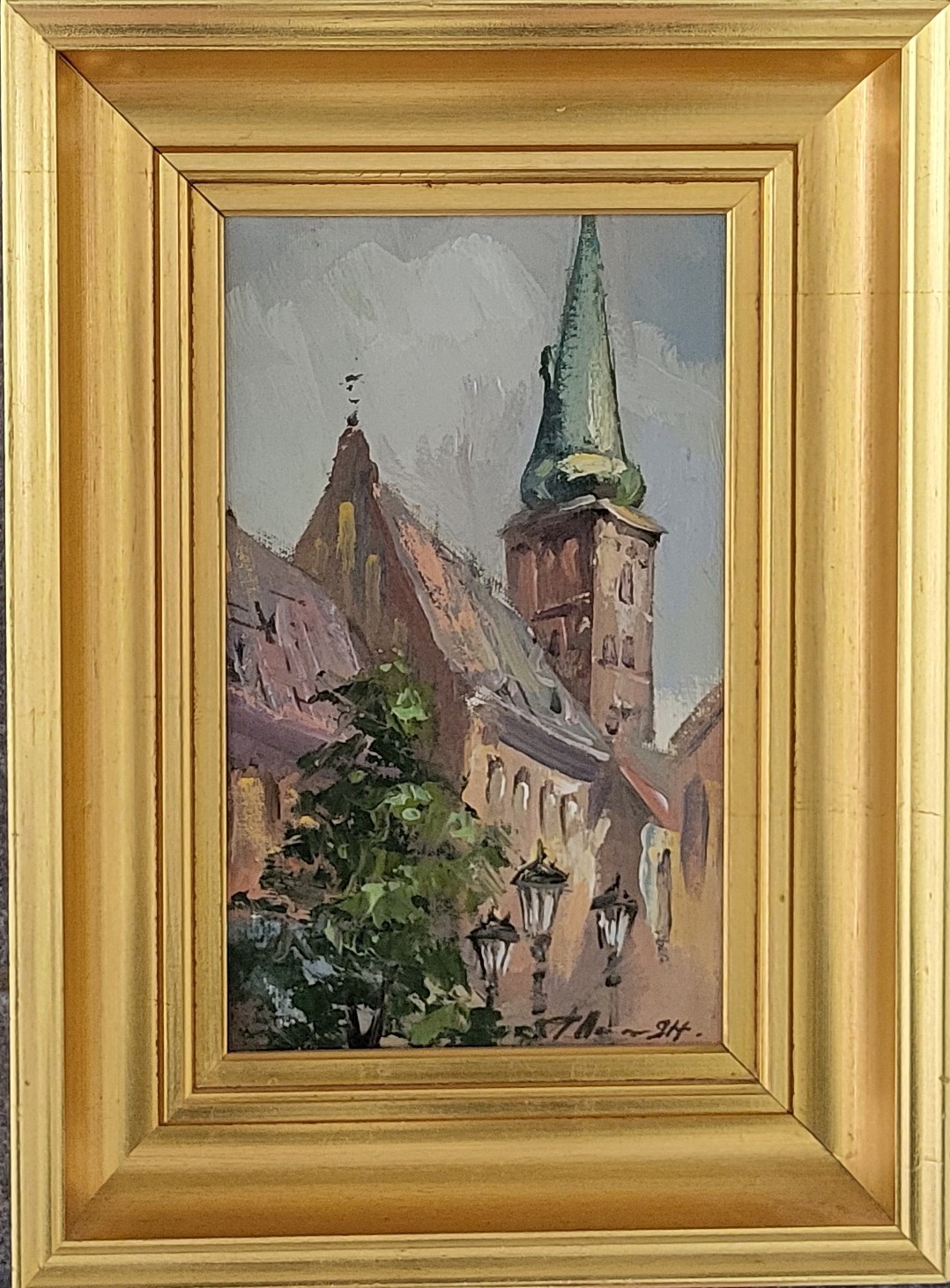 Painting. S. Lalayans: ”St. James cathedral in Riga” (1996)