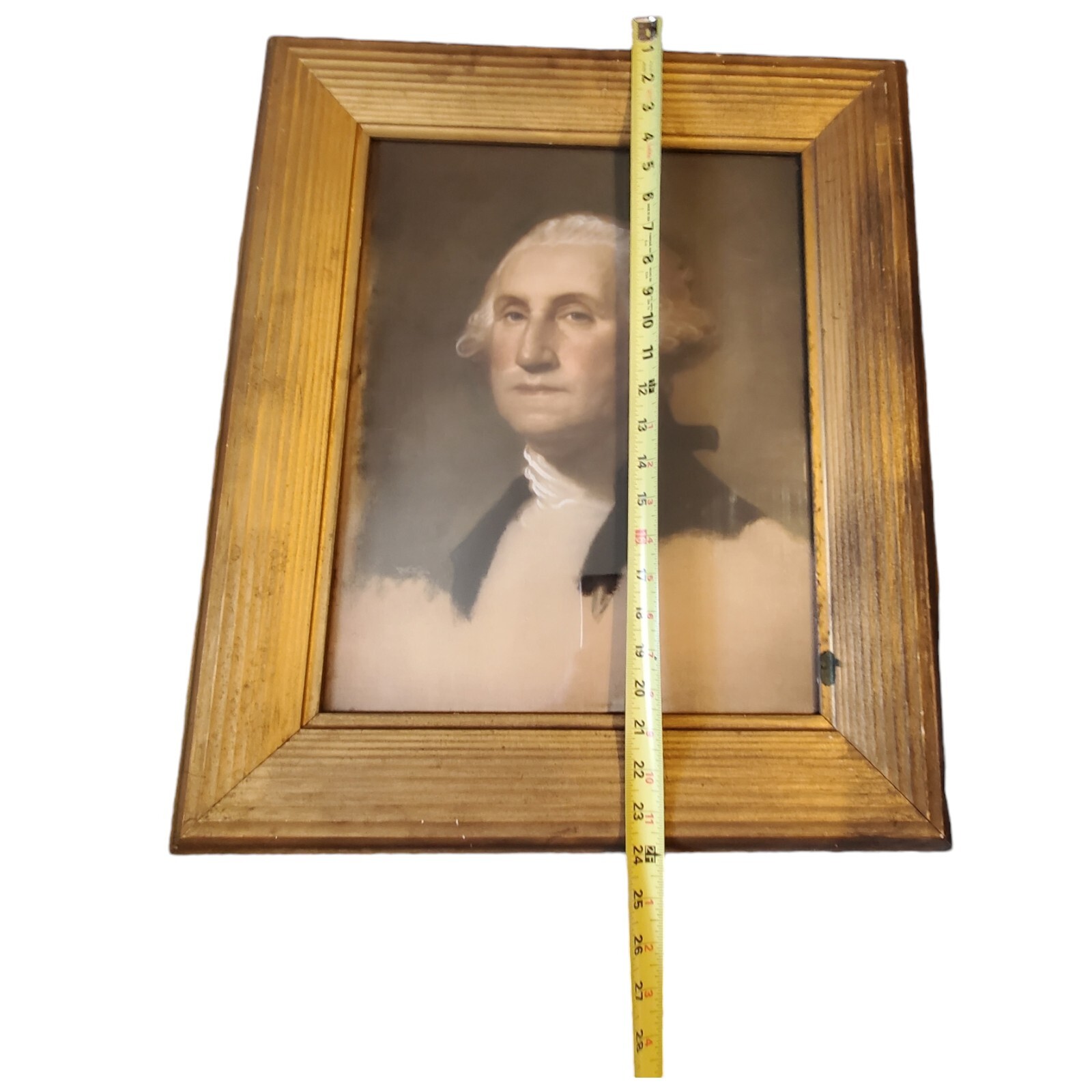 Antique George Washington Portrait Original 1796 By Gilbert Stuart “Athenaeum”