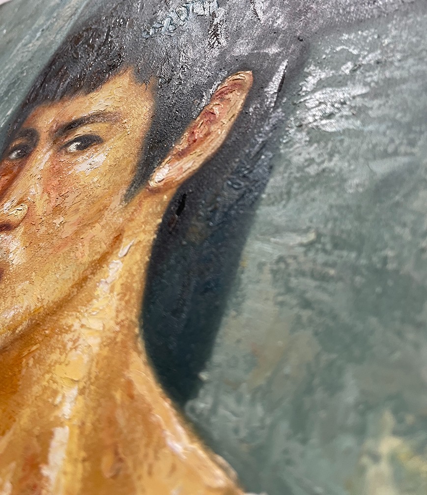BRUCE LEE Painting, Return of The Dragon – Kung Fu Art – Chuck Norris
