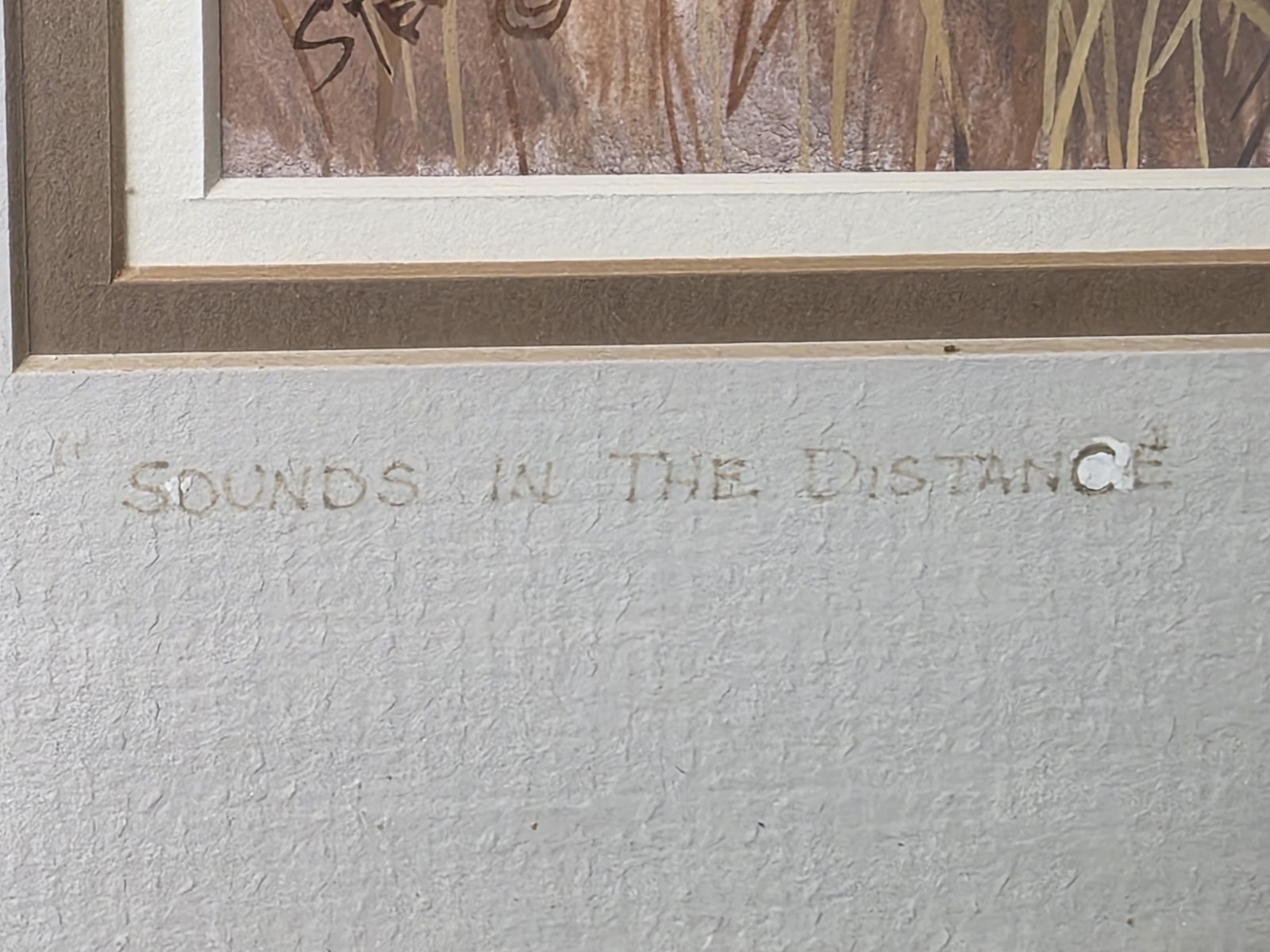 Ron Stewart “Sounds In The Distance” Original Watercolor Painting 11″×15″