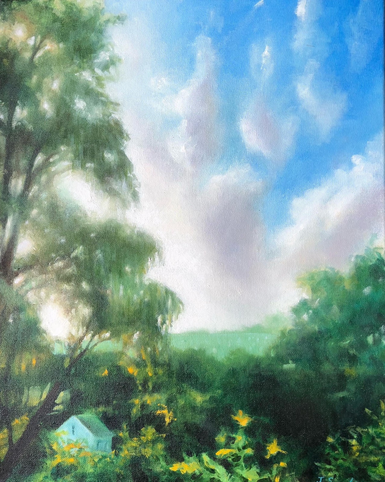 House in the Holler, Original Oil Painting, 16” X 20”