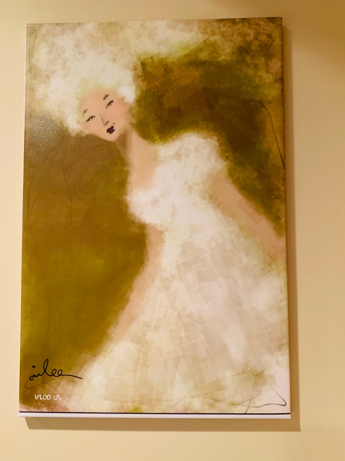Ailee’s original – Portrait of A Lady in White, Limited Edition 1/200
