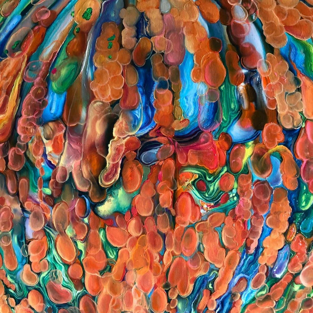 ALAIN DONATE CUBAN ART PAINTING ORIGINAL SURREAL CONTEMPORARY OIL CANVA 36″X 48″
