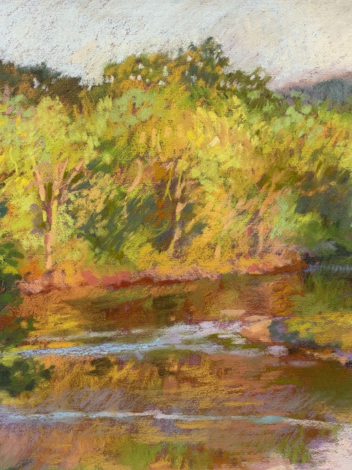 Pastel Society Of American Artist. Hudson Valley New York Landscape. Signed