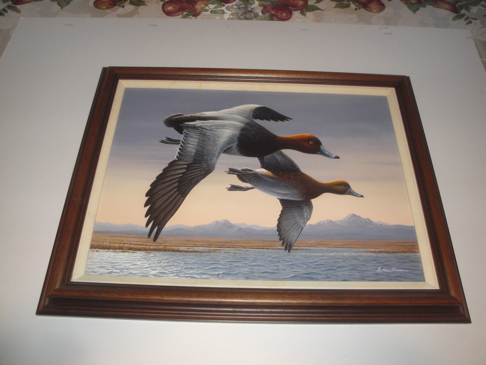 ORIGINAL Painting By Robert Hautman 1987 2nd Place Washington State Duck Stamp!