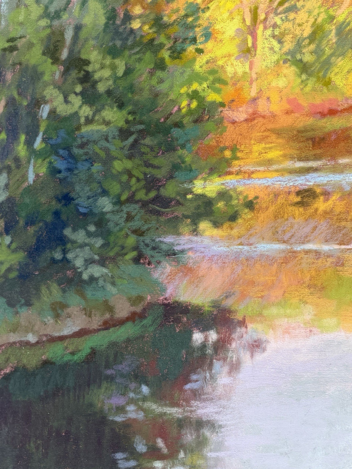 Pastel Society Of American Artist. Hudson Valley New York Landscape. Signed