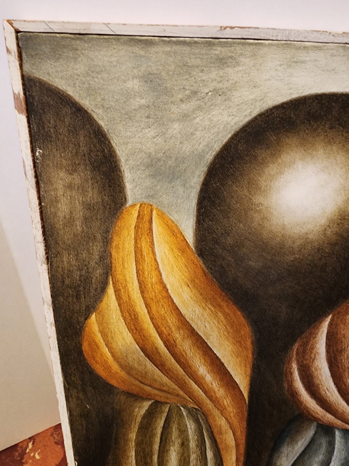 Gustavo Martinez Mexico Two Women Dos Mujeres Oil Painting 23.5″ X 18″ X 1″