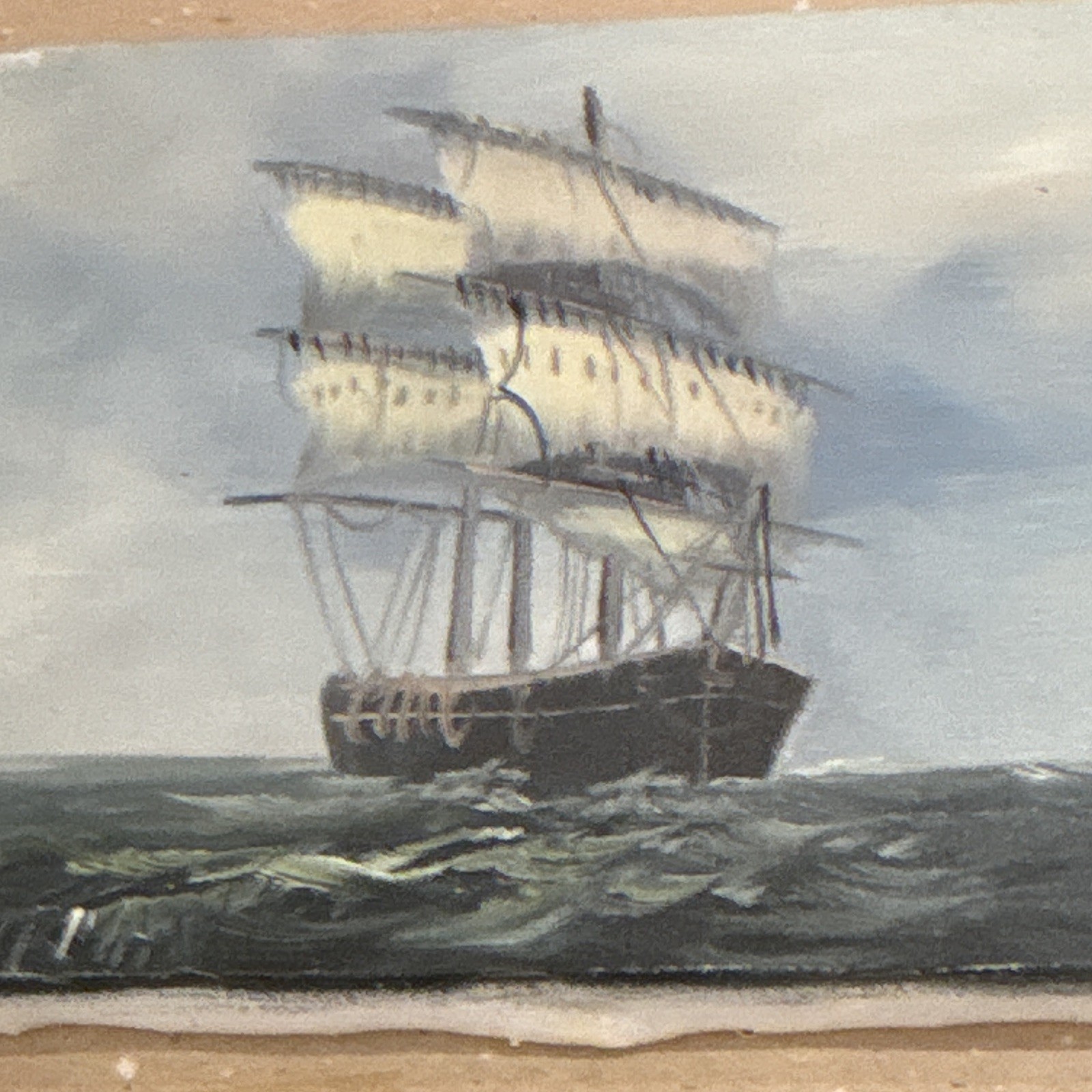 1970’s to 1980’s Original hand signed 8 x 10 stretched oil painting