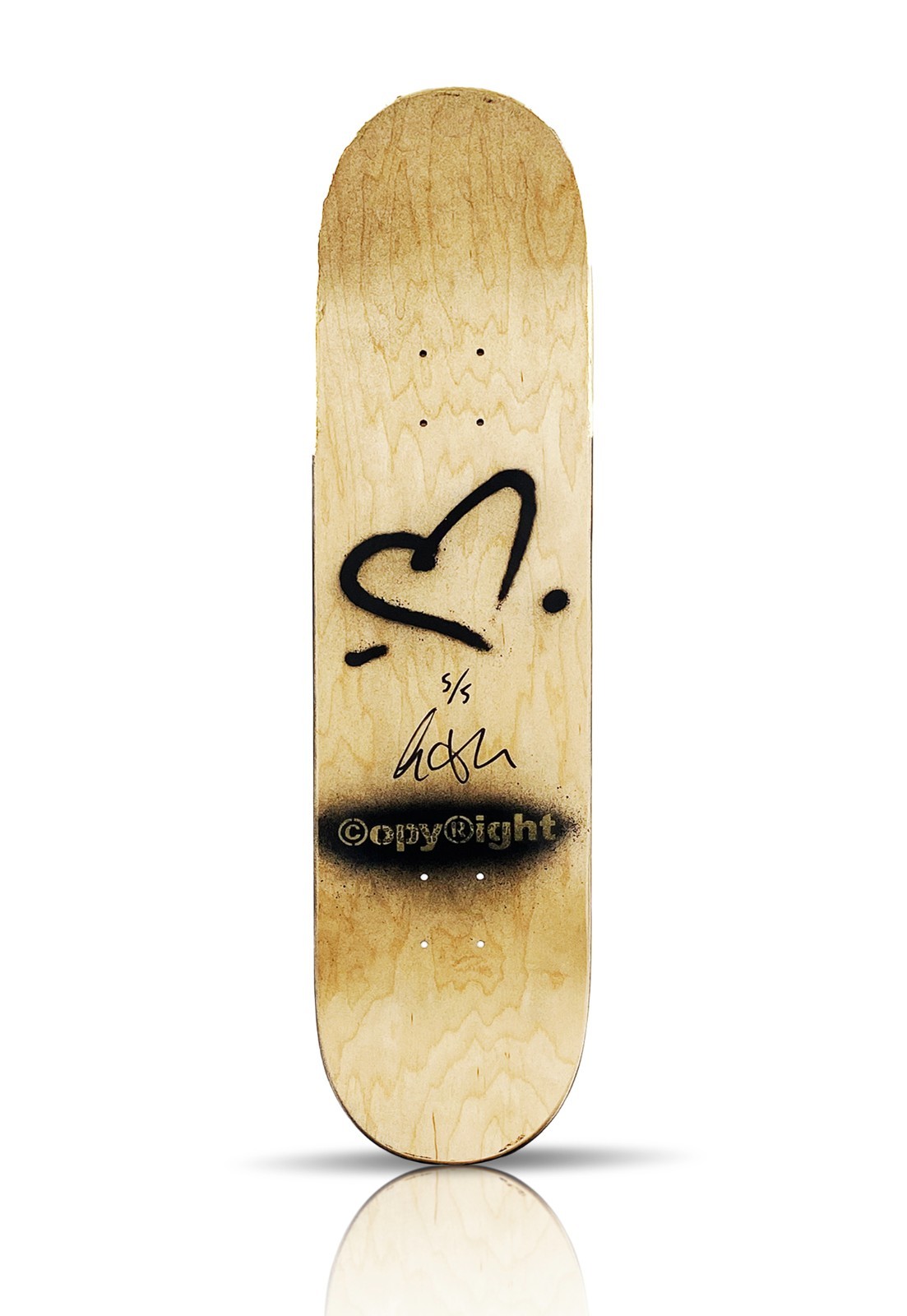COPYRIGHT ‘Gabrielle’ RARE HPM Hand Sign + Paint LE ONLY 5 Skate Deck COA 2020
