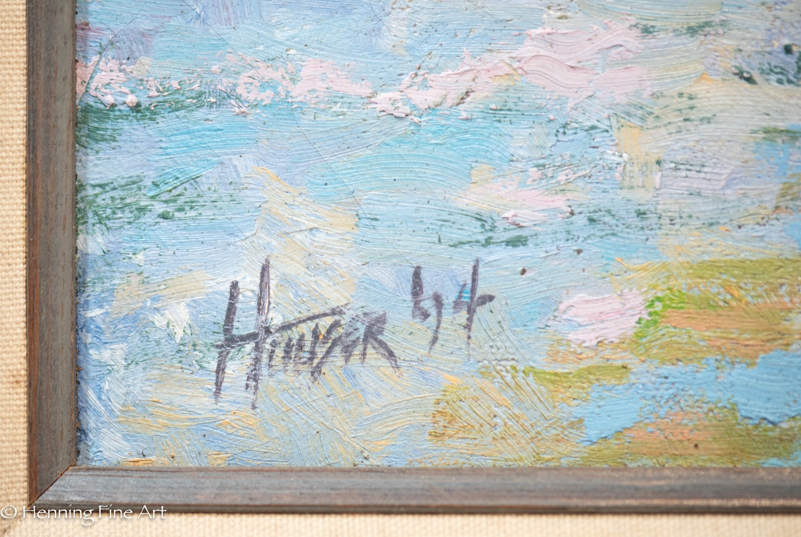 Beautiful Florida Impressionist Landscape Painting by Linda Hauser Cypress 23×29