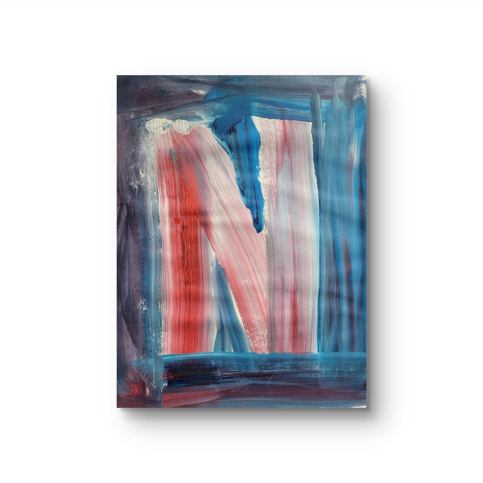 “N” Classroom Graffiti Abstract Pop Art Paper Painting Modern Design