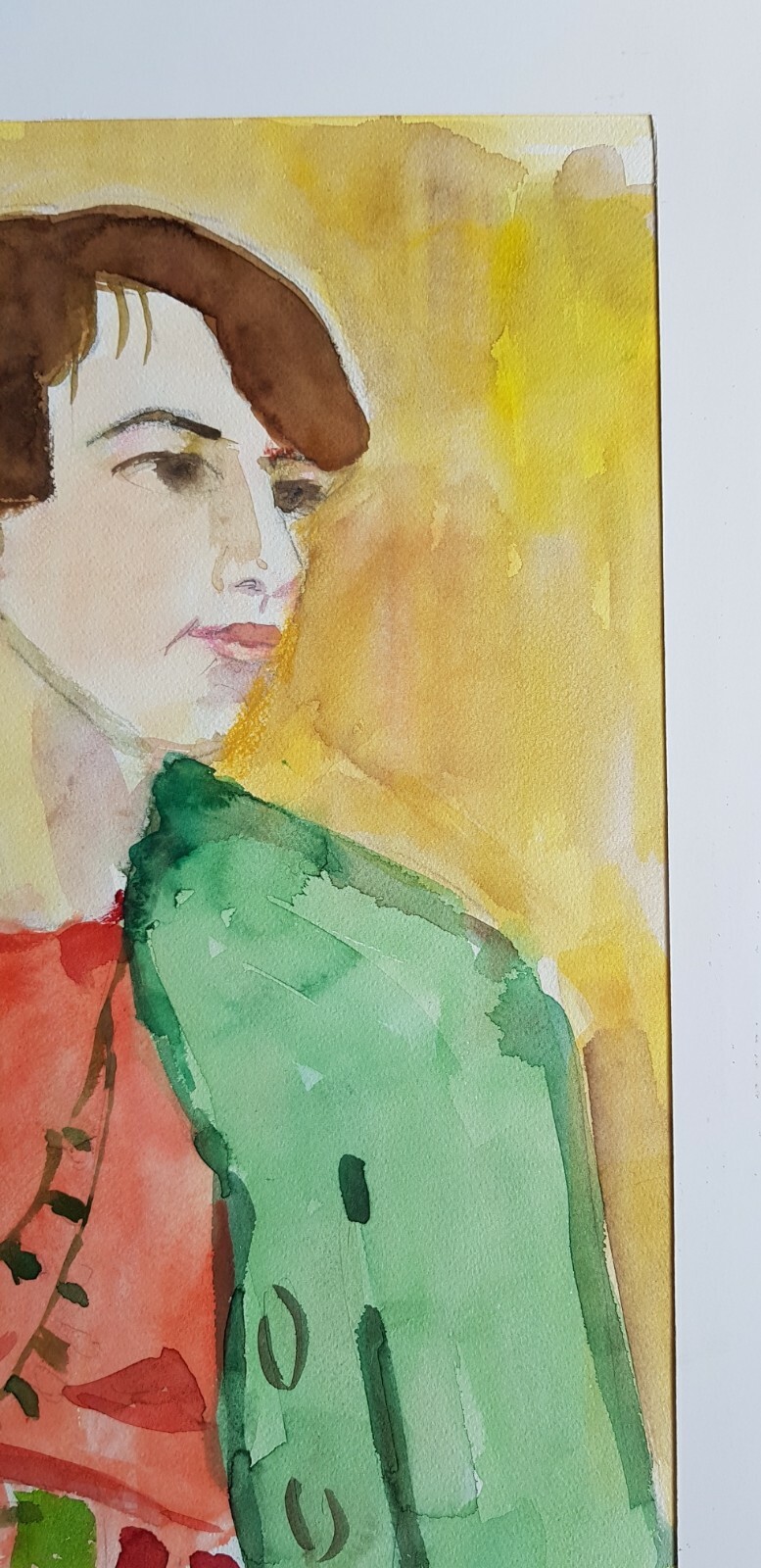 Rolf Diener 1906 – 1988 – “Young Woman in Green Jacket”, (19)78