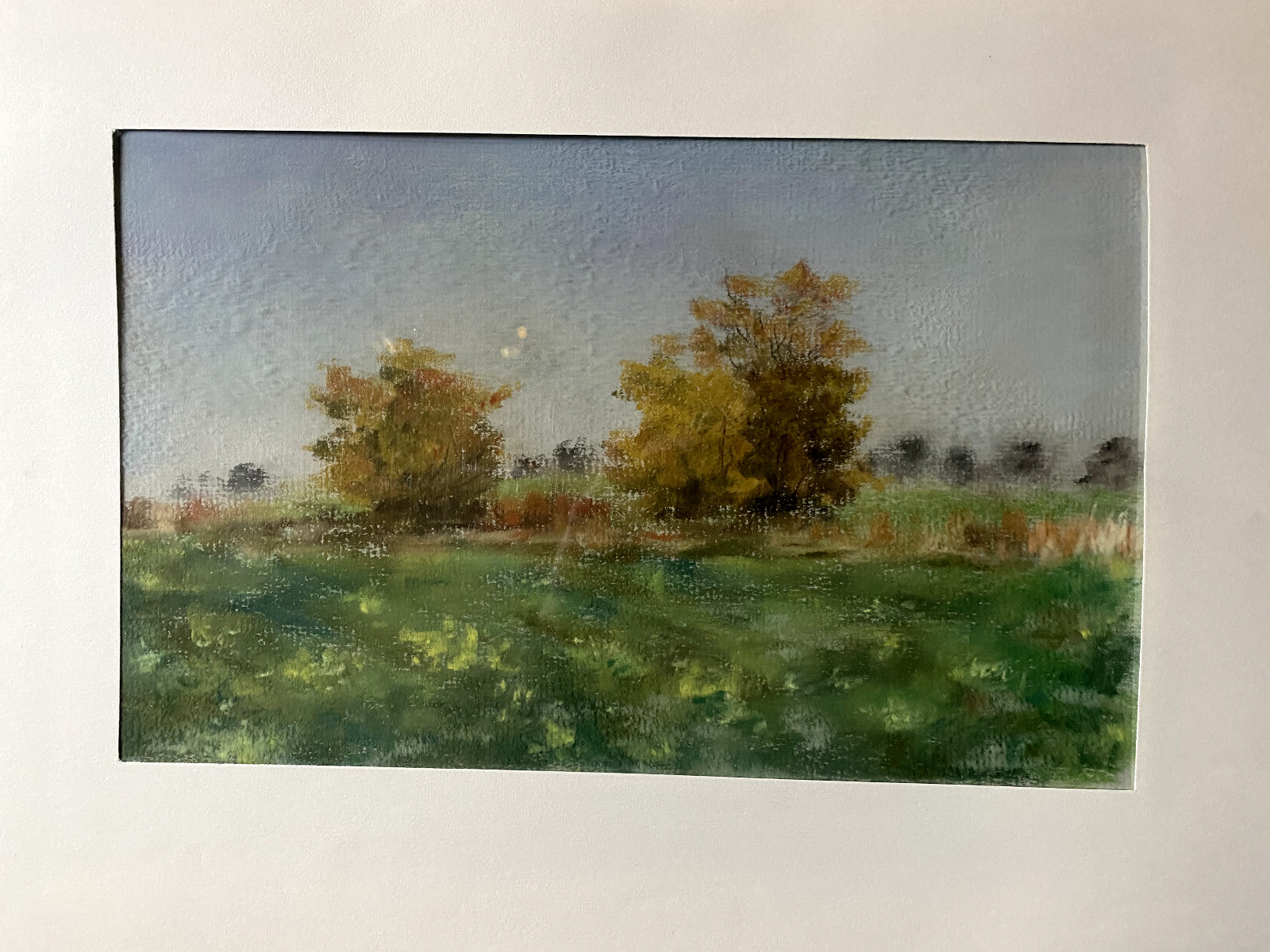 Franz Ehmke *1928-2018 Gdr Painter Pastel Landscape Schildow Schönfließ Sign.