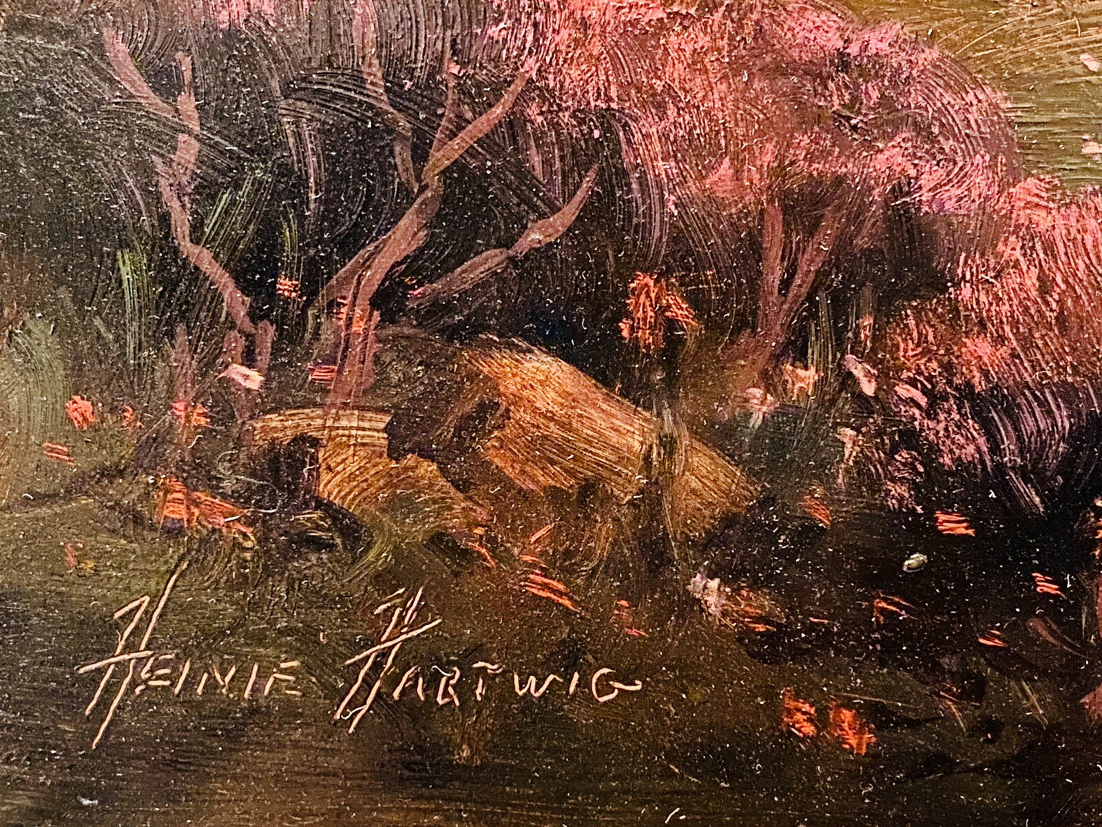 Heinie Hartwig 18 X 24 Western Oil painting on Board. “South Dakota Sundown”