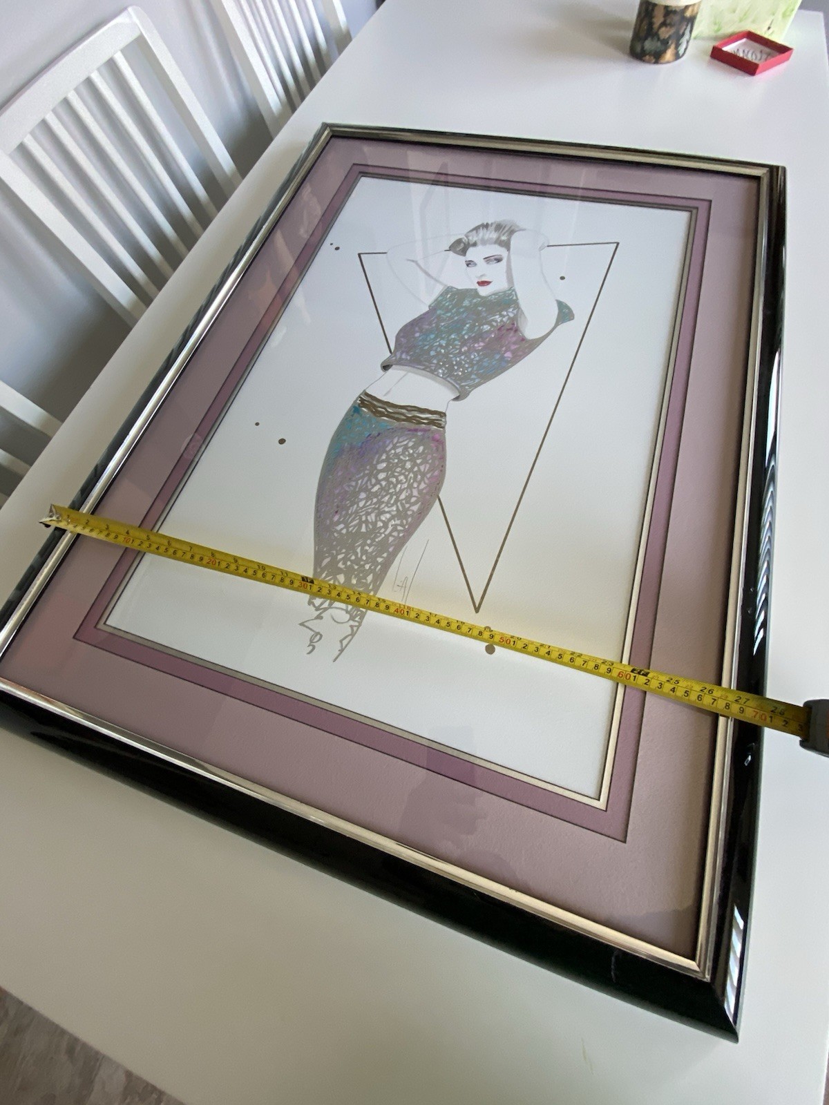 Steve Leal Original Art Hand Signed One of One – 🧑‍🎨 framed nagel 1980s