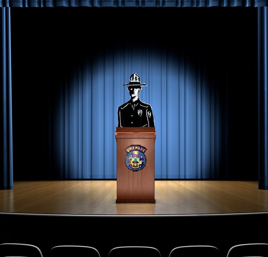 Kentucky State Police Clock