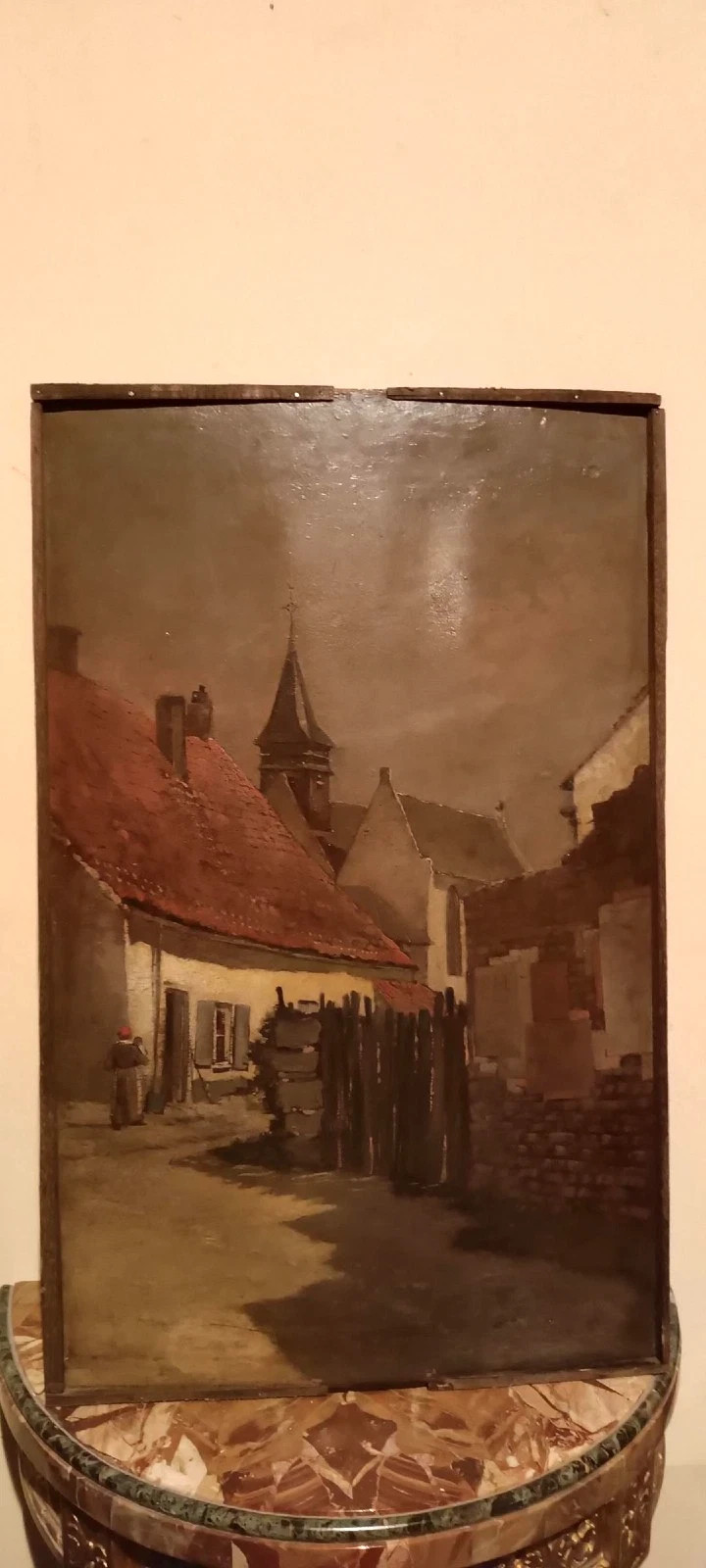 19th century painting – Oil on panel – European school
