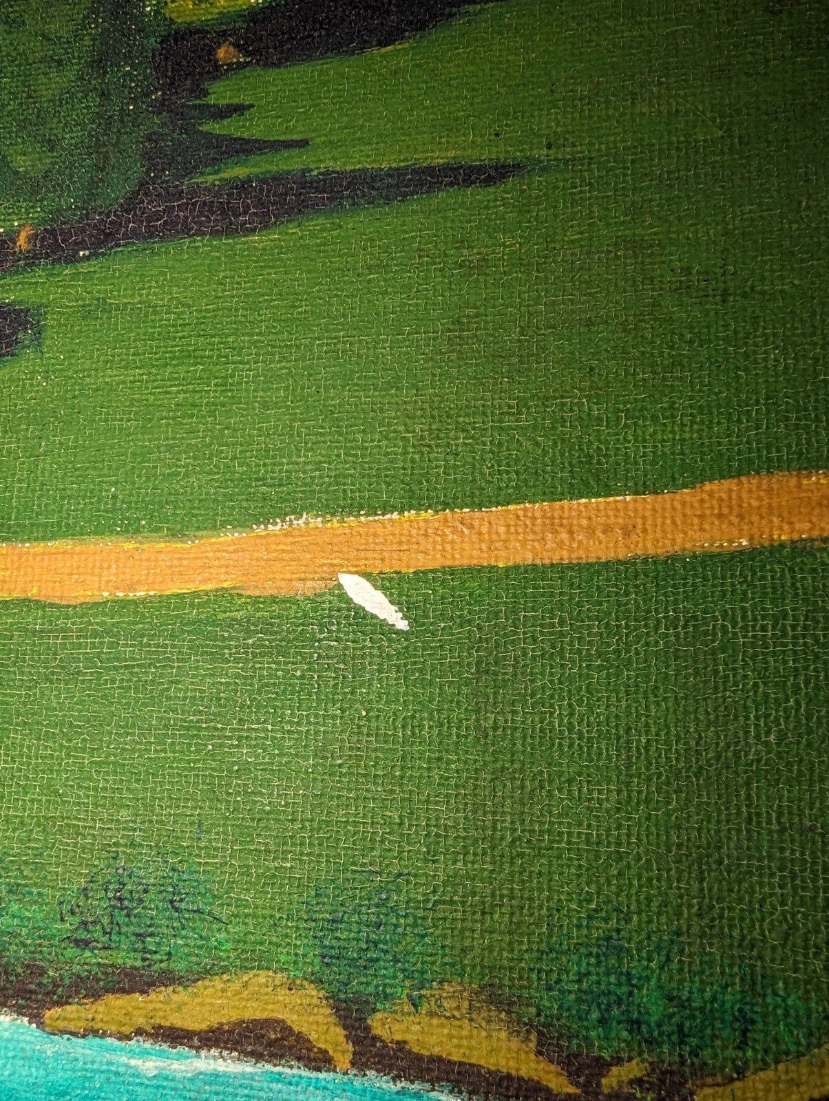 West Virginia Farm Painting O/B Signed T. M. Mooney 1974 18 x 24 Unframed