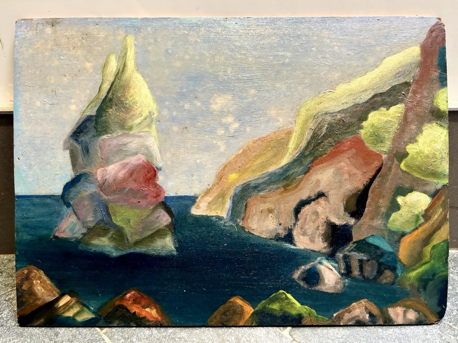Japanese Yoga Oil Painting School of Yasui Sotaro c.1932