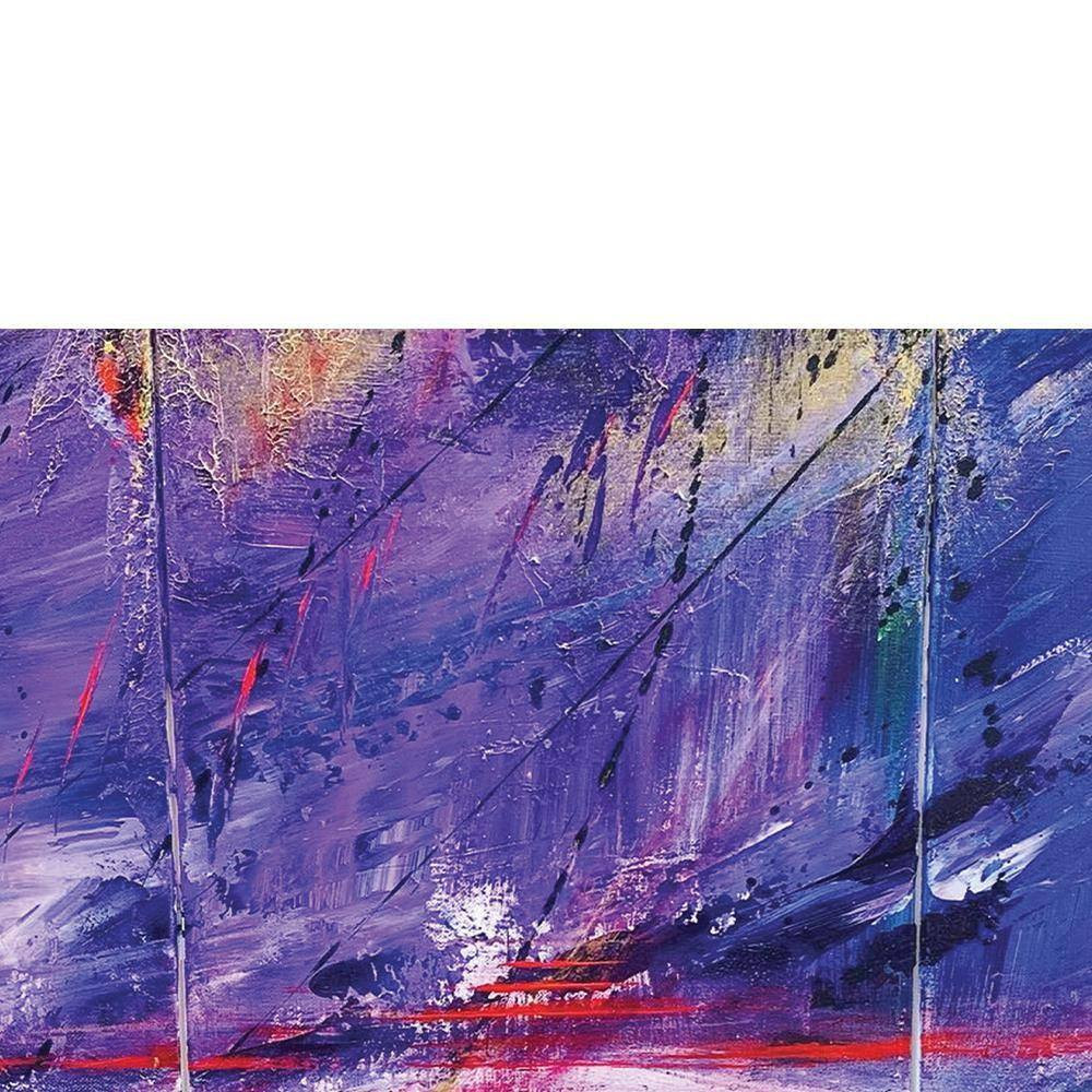 Abstract Art Design by Sarah Wahl 1-Piece Unframed Canvas Drawing Print Abstract