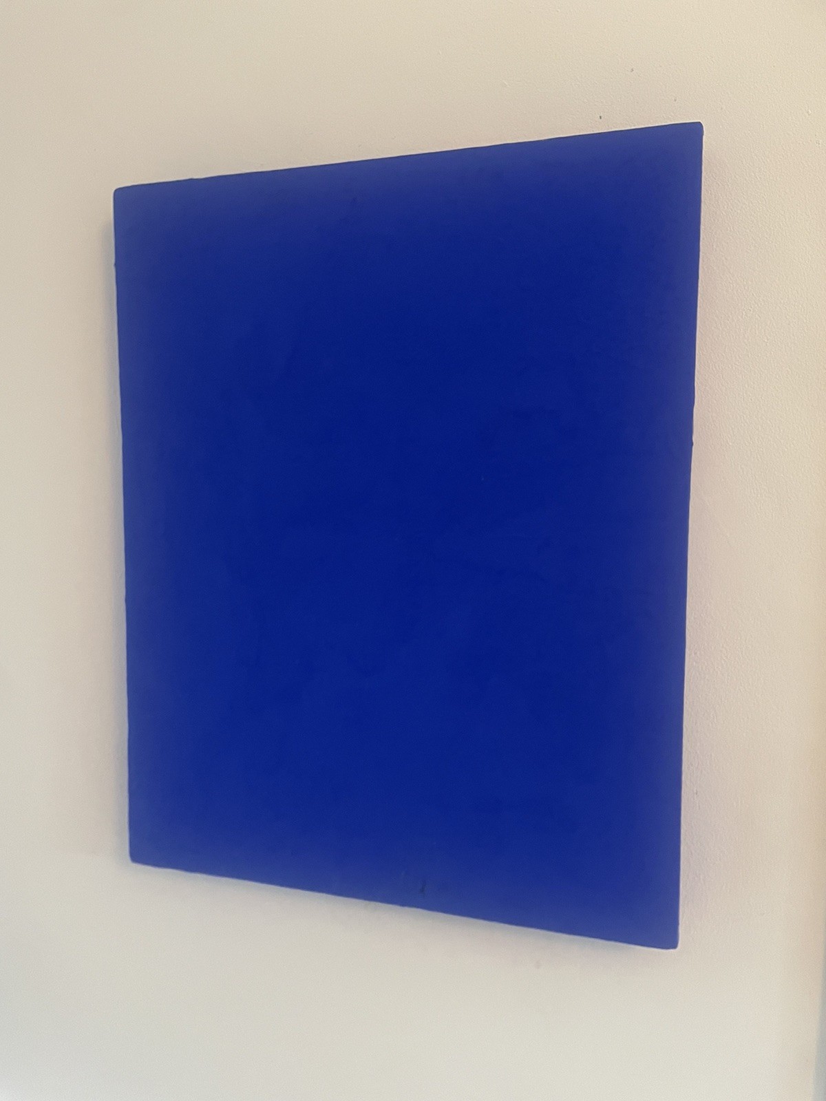 Yves Klein French Original Artwork Blu Canvas Art Blue Minimalist Monochrome