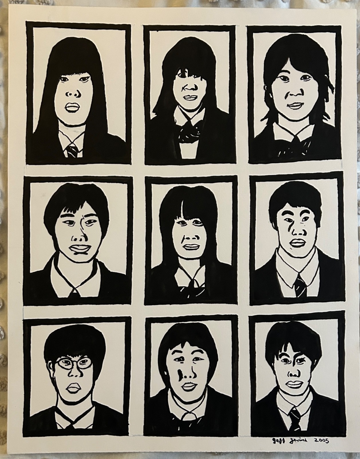 (2) 11 x 14 pen and inks by Jeff Zenick
