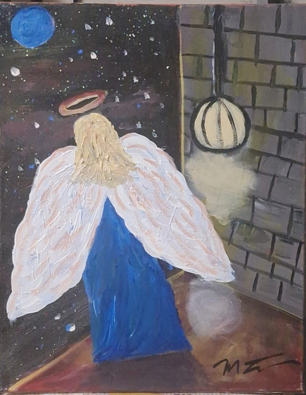 The task, Acrylic Painting – 16×20 Hand Painted Artwork on Canvas