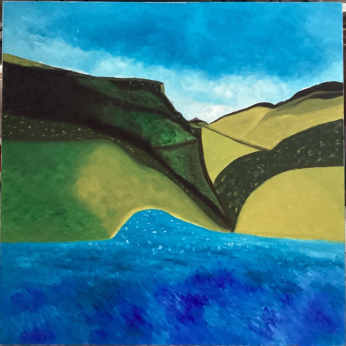 A.Dalrymple – Large on Canvas 2008 Oil Glenariff N.Ireland 35.5”X36”