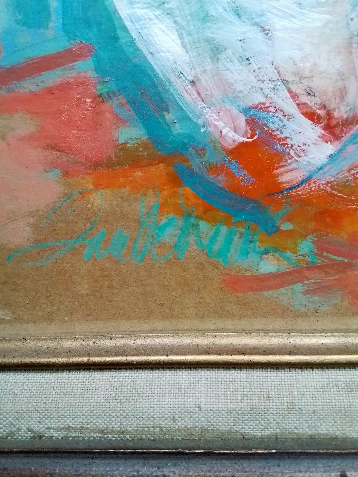VINTAGE NUDE YOUNG WOMEN PAINTING~JAN DE RUTH~CZECH REPUBLIC/NY ARTIST-LOOK !