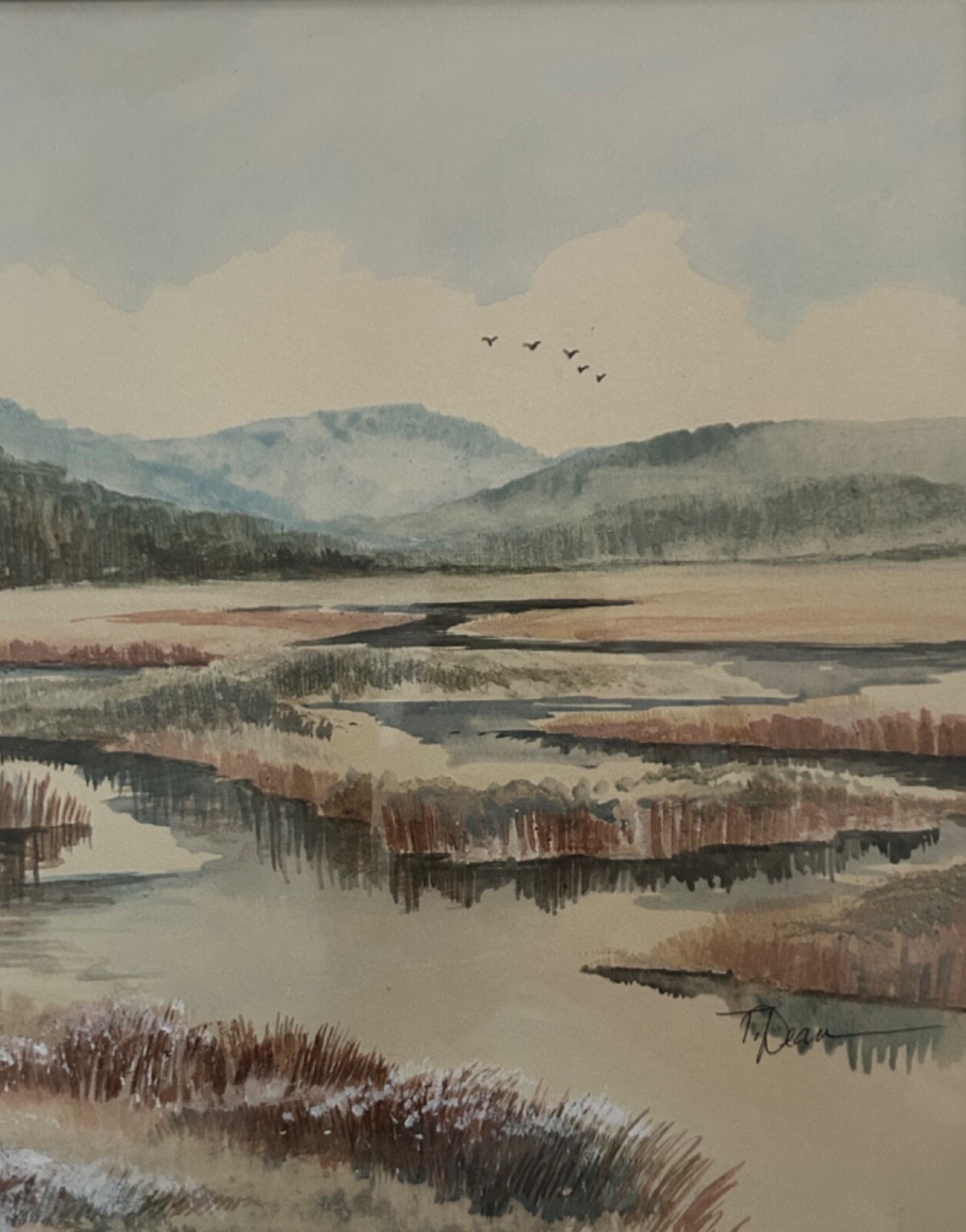 Mt. Yonah Georgia’s Springtime From Earth-Based Pigment’s By Artist Teresa Dean