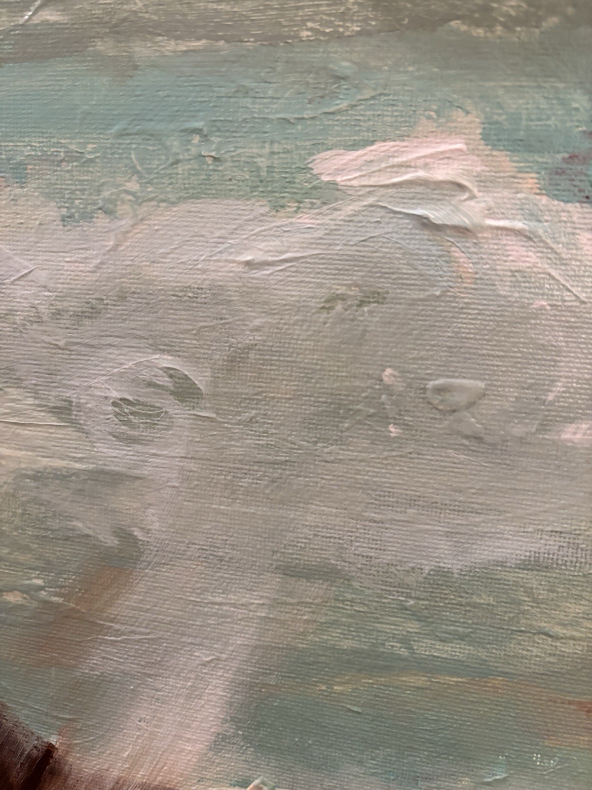 Landscape 11×14 Abstract Impression Original Fine Art Canvas, One Of A Kind
