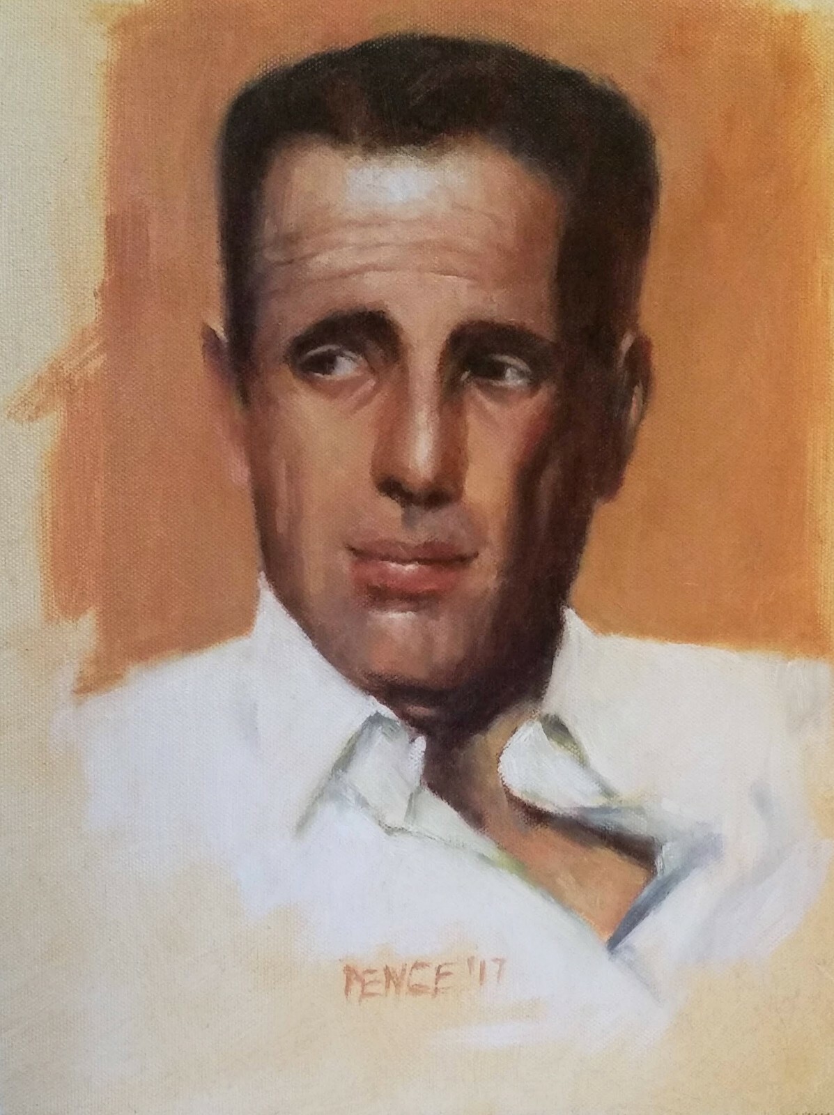 Humphrey Bogart movies oil painting wall decor artwork