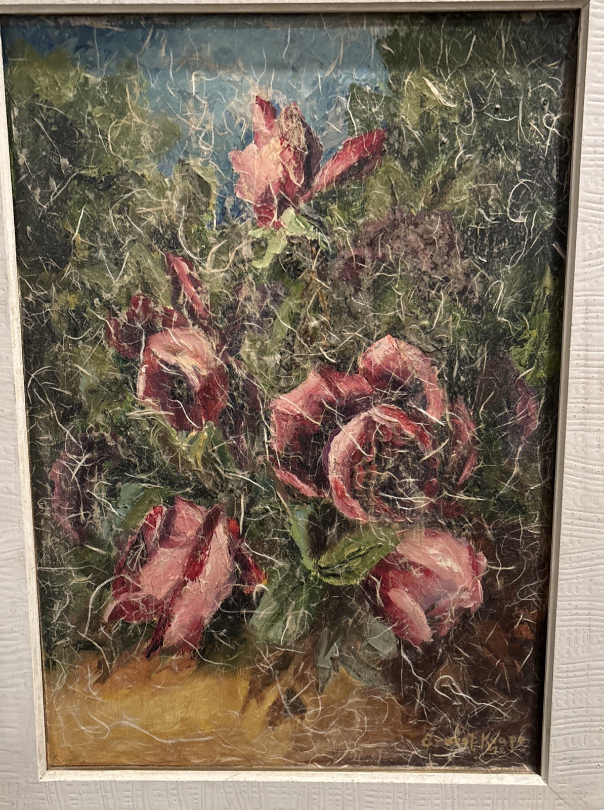 Ernest Krape Landscape Folk Art Painting Gettysburg PA Artist