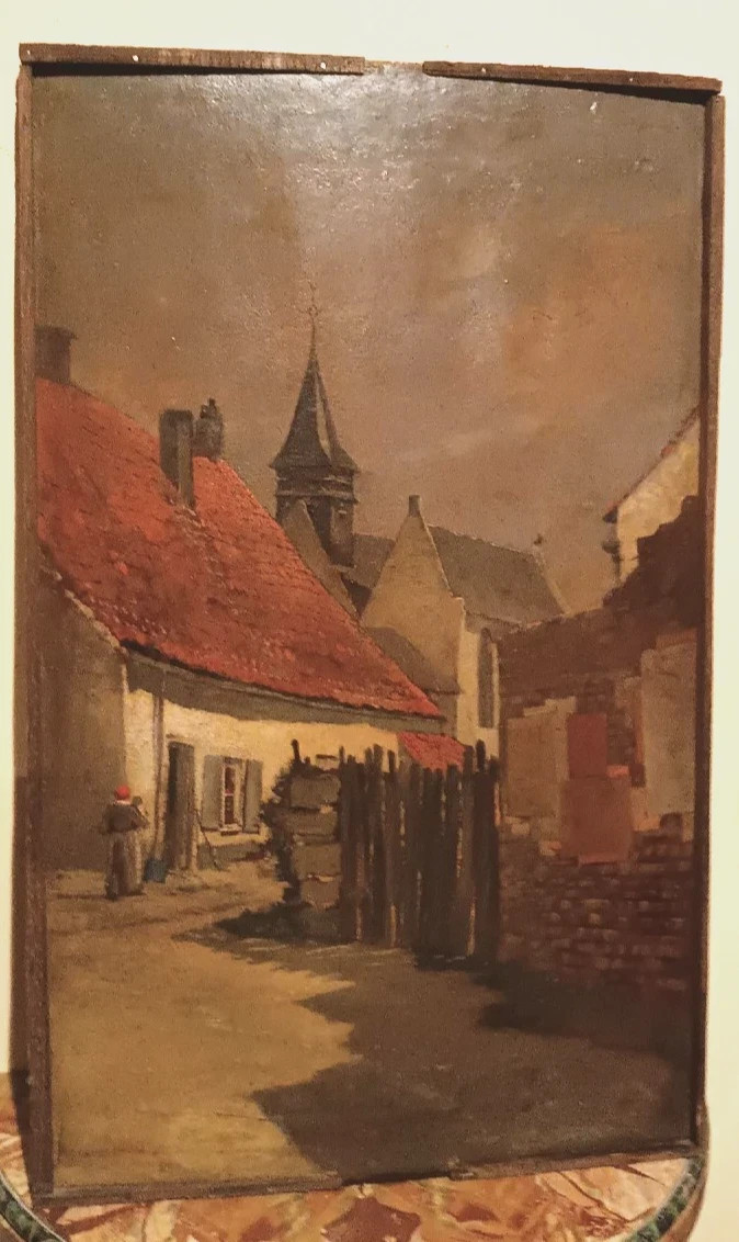 19th century painting – Oil on panel – European school