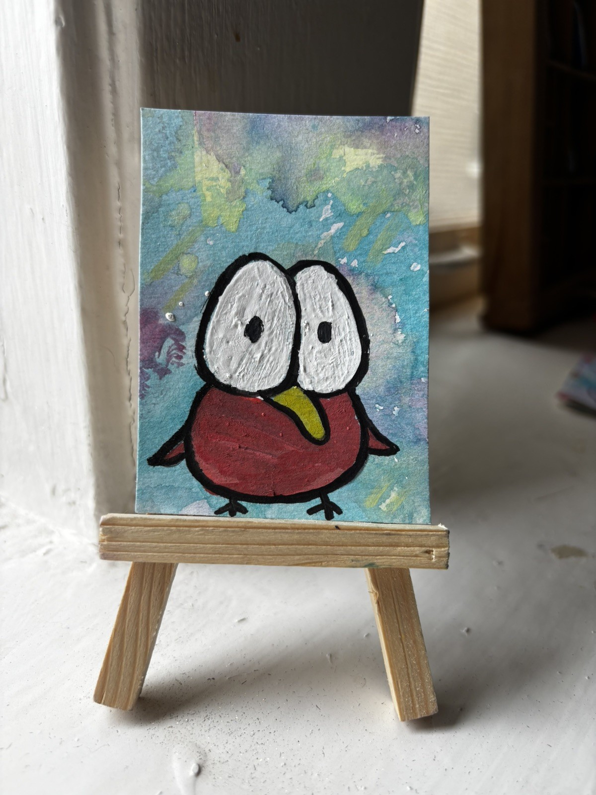 ACEO Art Card signed original 2.5×3.5