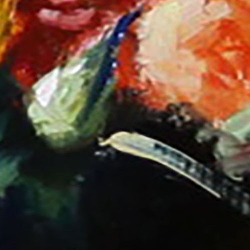 ROSES Flowers Still Life Oil painting UKRAINE 8X10