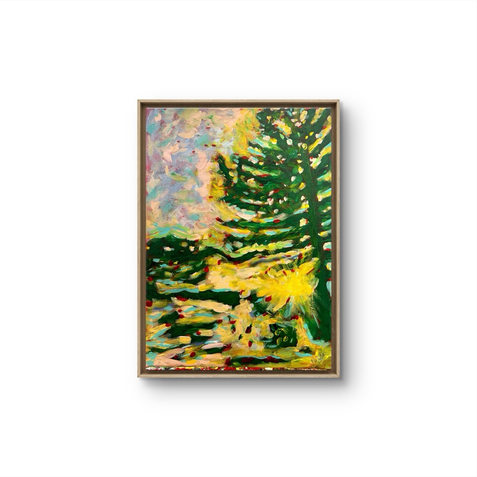 Landscape Impression 12×16 Unframed IMPRESSIONISM Van Gogh Inspired