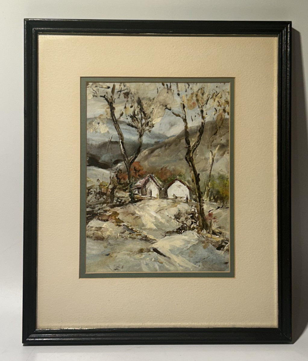 VTG Edith Cope Still Life Painting Framed & Matted Corona del Mar California