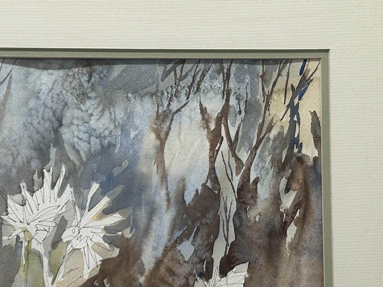 Betty Mears Original Watercolor & Frame – 27” Wide x 20 3/4” Tall