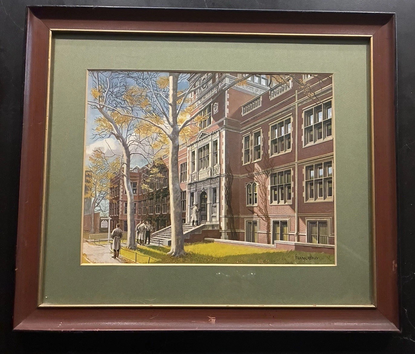 Original FRANK REILLY Oil Painting UNIVERSITY OF PENNSYLVANIA School Of Medicine