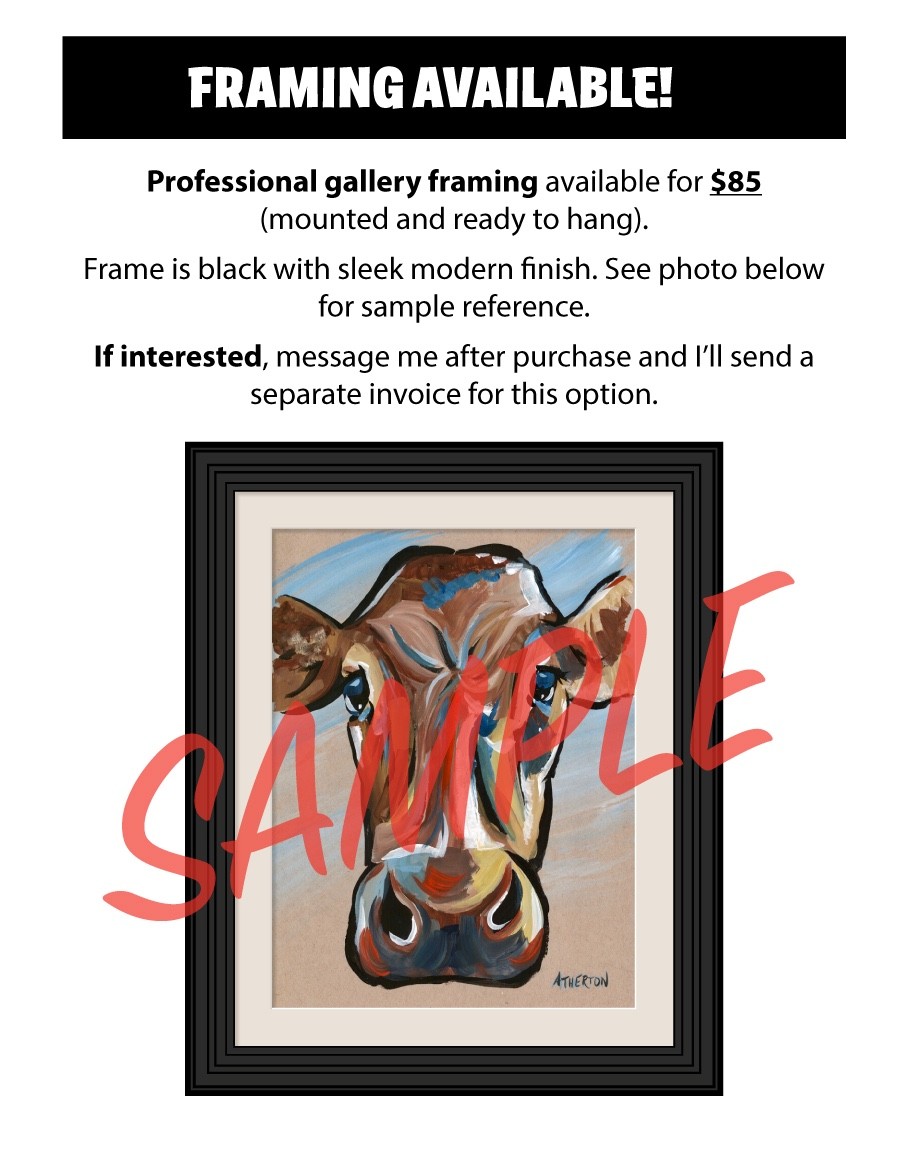 Atherton 9×12 Lady Liberty Original Painting Statue of Liberty Pop Art Americana