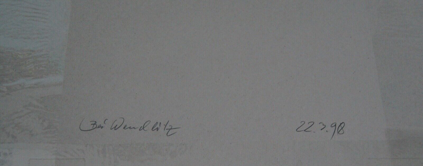 FRANZ EHMKE*1928 -2018 GDR Painter Signed Pastel 28 cm x 19 cm Wandlitz