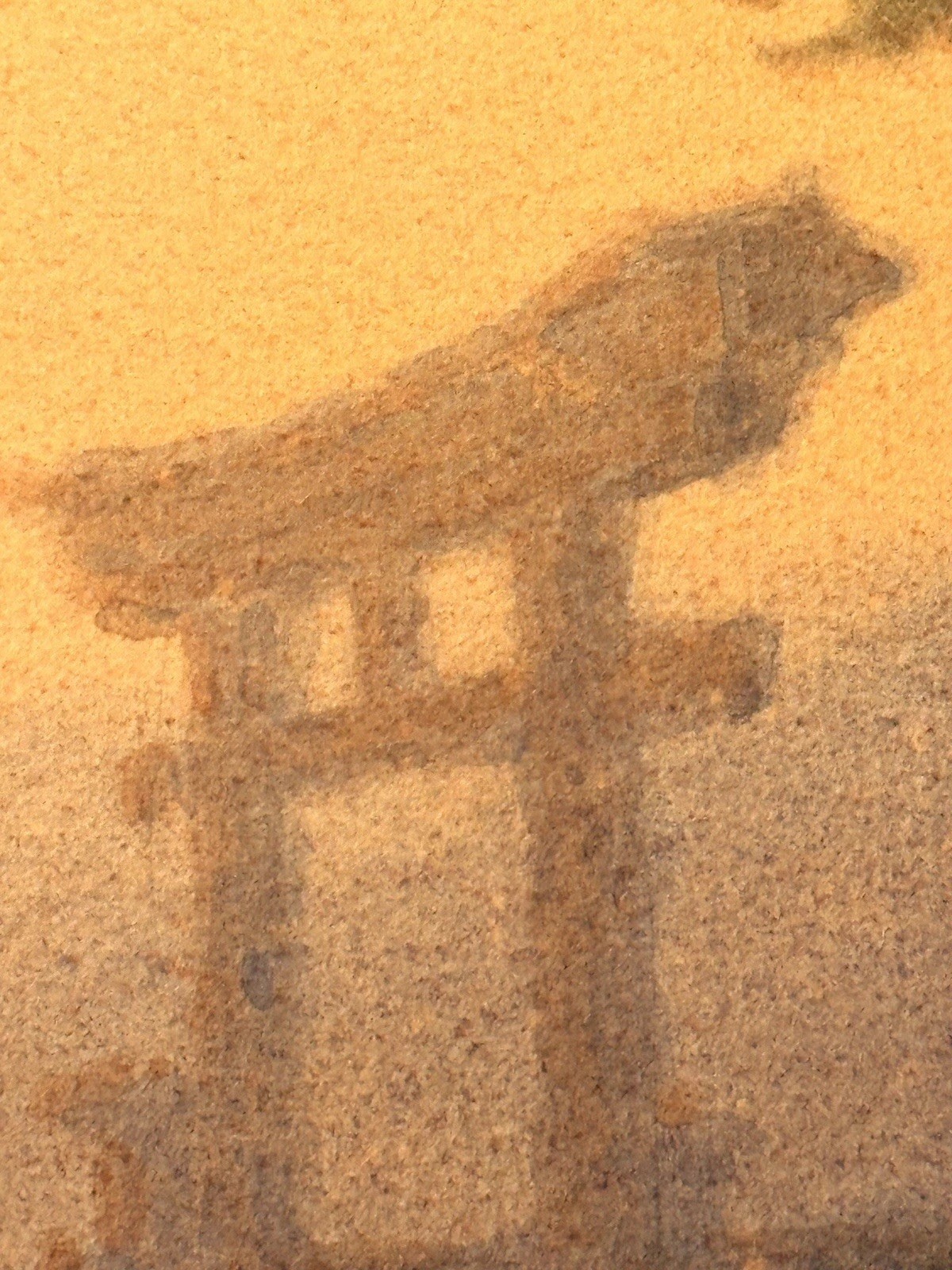 Original ITO YUHAN Watercolor Painting Miyajima Torii Gate Signed YITO 1890-1920
